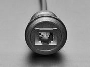 RJ-12 or RJ-11 Telephone Round Panel Mount Extension Cable