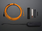 EL wire starter pack - Orange 2.5 meter (8.2 ft)