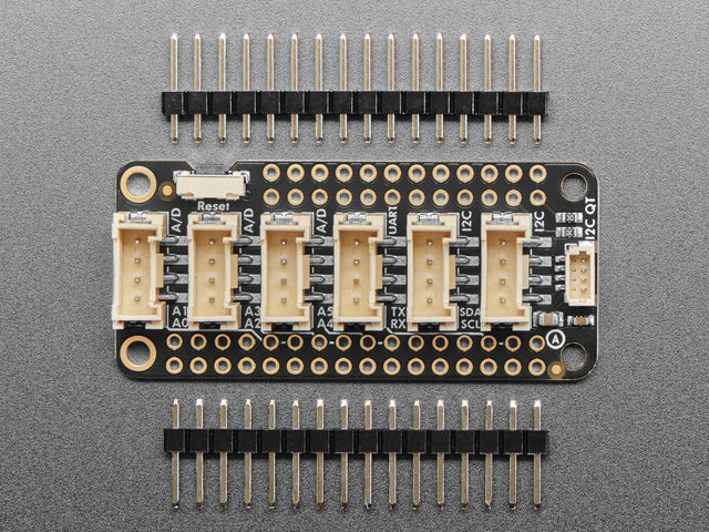 Adafruit Grove and Stemma QT FeatherWing for all Feathers