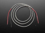 Double-Sided Single Color 12V LED Strip - Cool White 6000K - 1m