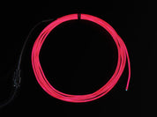 EL wire starter pack - Pink 2.5 meter (8.2 ft)