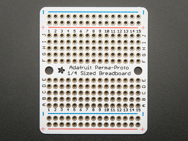 Adafruit Perma-Proto Quarter-sized Breadboard PCB - 3 Pack!