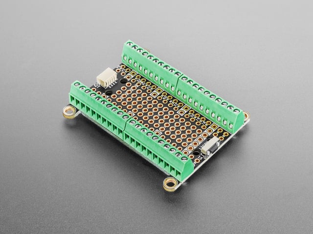 Adafruit Terminal PiCowbell for Pico - Reset Button & STEMMA QT