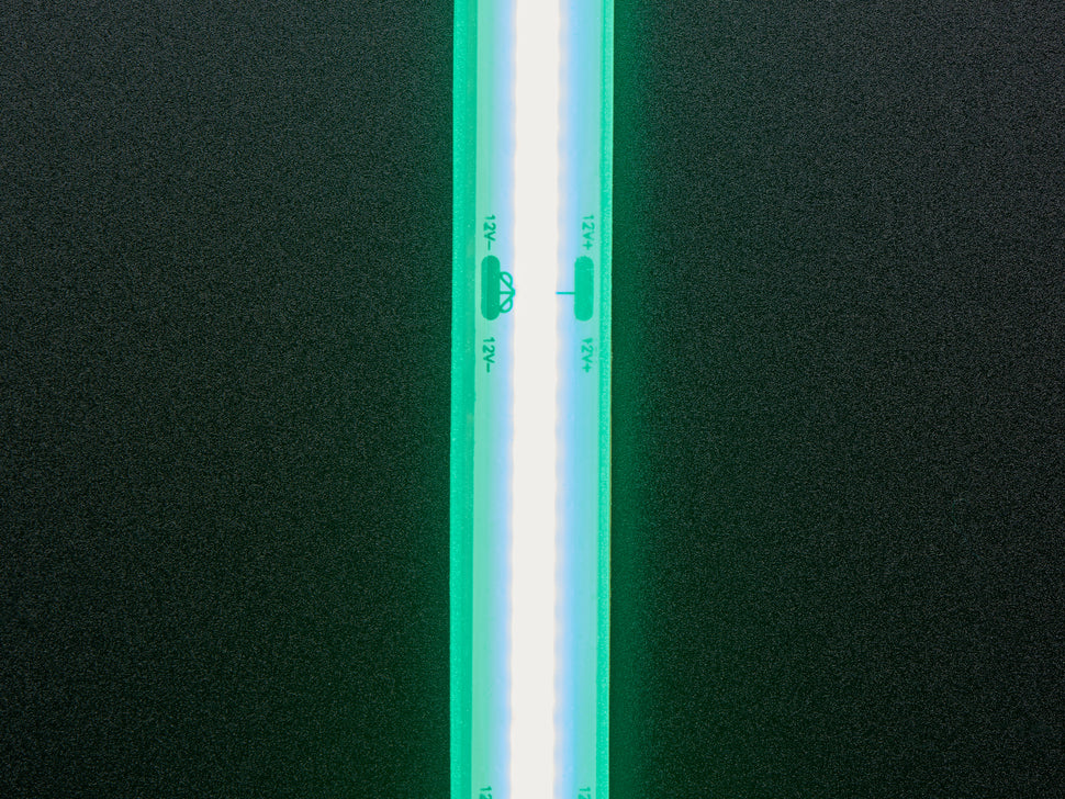 Flexible 12V LED Strip - 480 LEDs per meter - 1m long - Green