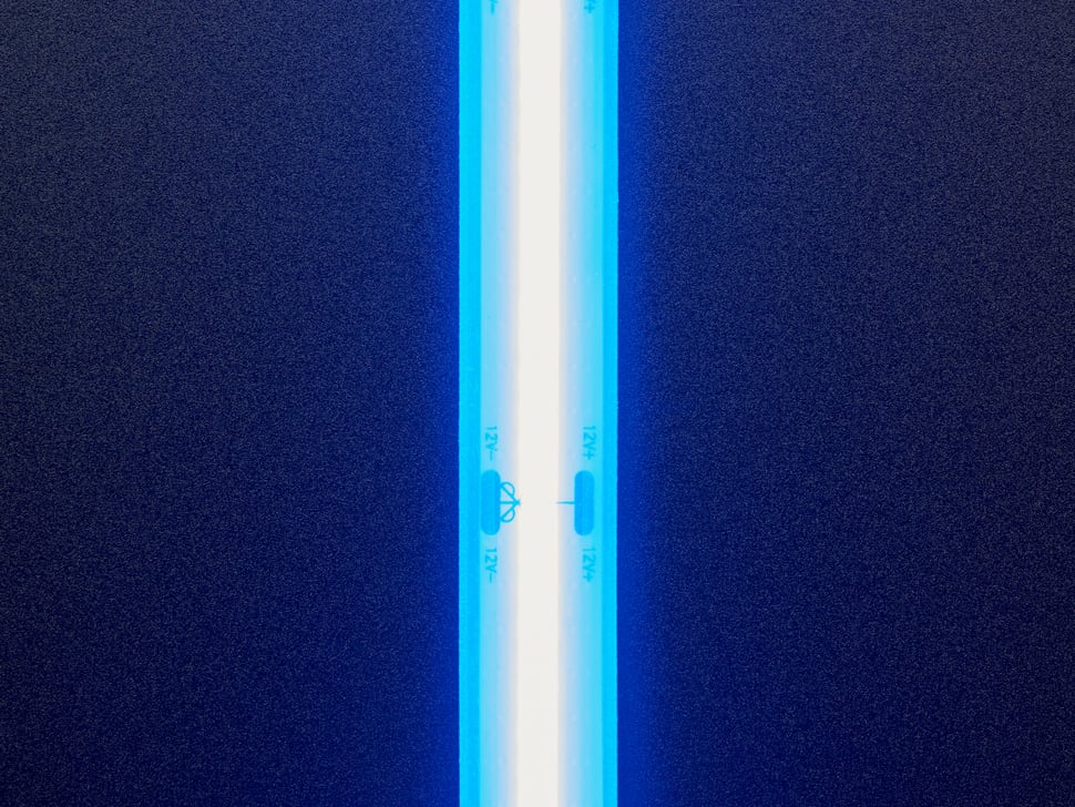 Flexible 12V LED Strip - 480 LEDs per meter - 1m long - Blue