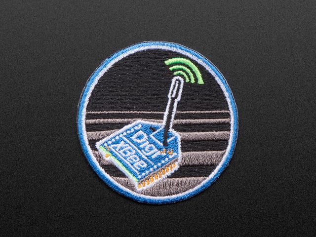 Digi XBee - Skill badge, iron-on patch