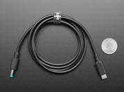 USB Type C 3.1 PD to 5.5mm Barrel Jack Cable - 5V 5A Output