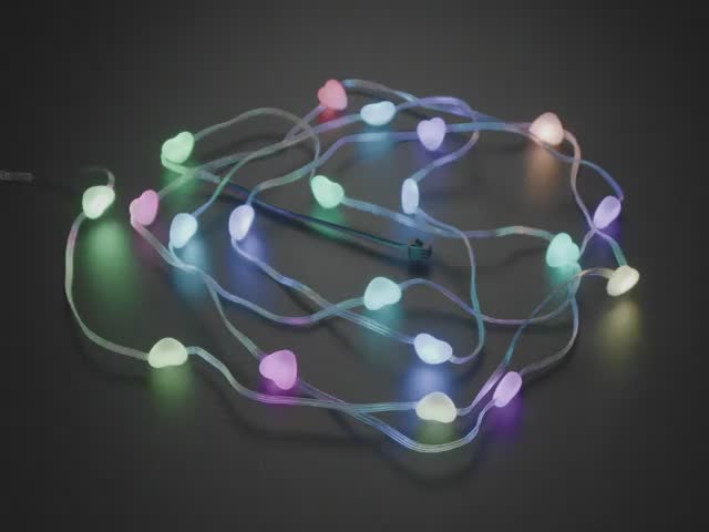 Adafruit NeoPixel LED Heart Shape Pixel Strand - 20 LEDs