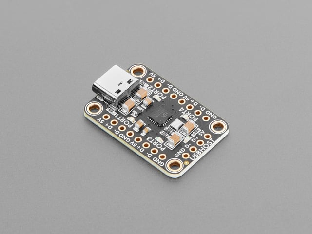 Adafruit CH334F Mini 4-Port USB Hub Breakout