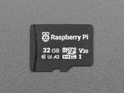 Official Raspberry Pi A2-Class microSD Card - 32GB Blank