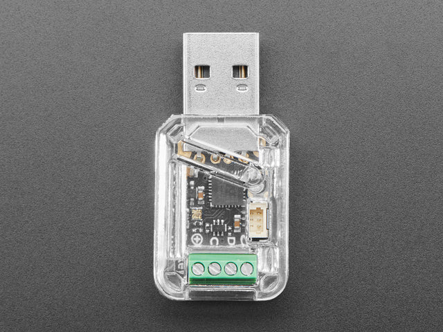 Clear Snap-on Enclosure for Adafruit Pixel Trinkey