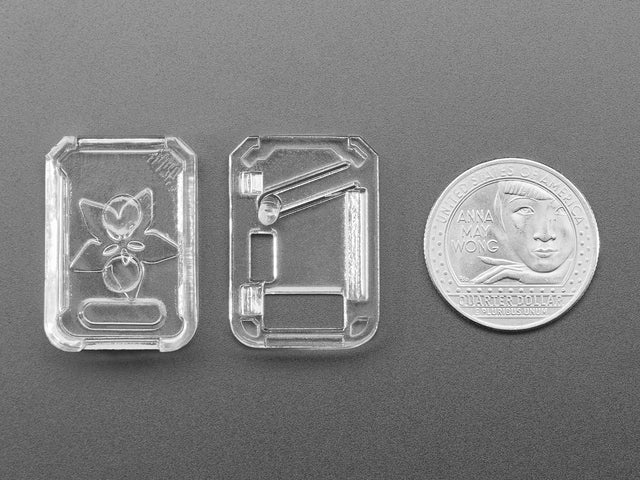 Clear Snap-on Enclosure for Adafruit Pixel Trinkey