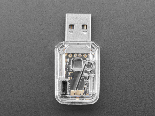 Clear Snap-on Enclosure for Adafruit TRRS Trinkey