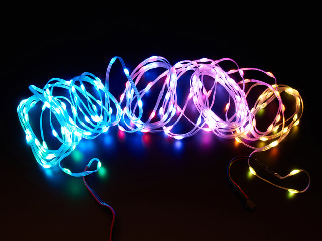 Adafruit NeoPixel Pebble / Seed LED Strand - 200 LEDs - 2" Pitch