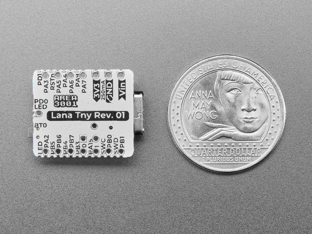 LANA TNY - CH32V203 mini microcontroller board by Phyx