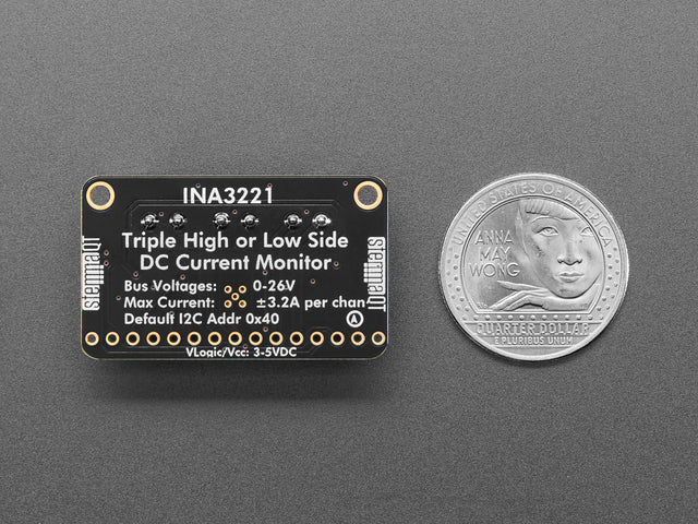 Adafruit INA3221 - Triple 0-26 VDC, ±3.2 Amp Power Monitor