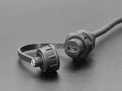 USB Micro B Small Round Panel Mount Extension USB Cable