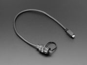 USB Micro B Small Round Panel Mount Extension USB Cable