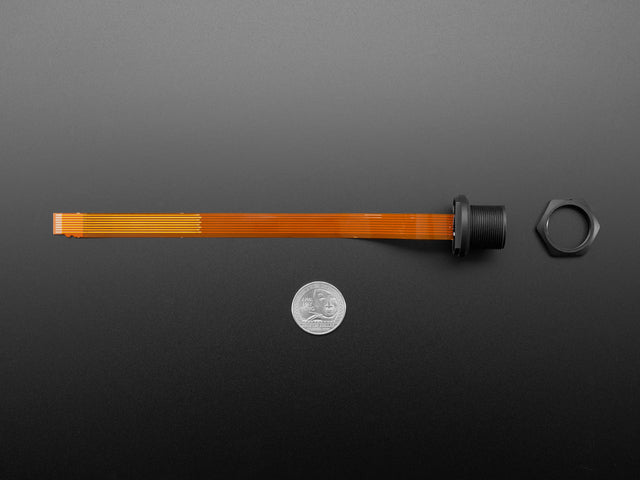 Round Panel Mount Micro SD Card Extender