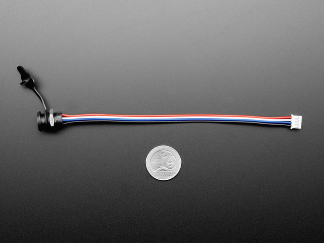 USB-C Screw Panel Mount to 4pin JST PH Cable