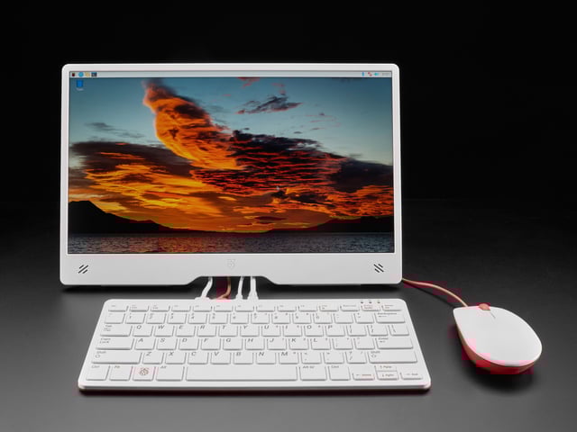 Raspberry Pi Monitor - Red and White Colorway