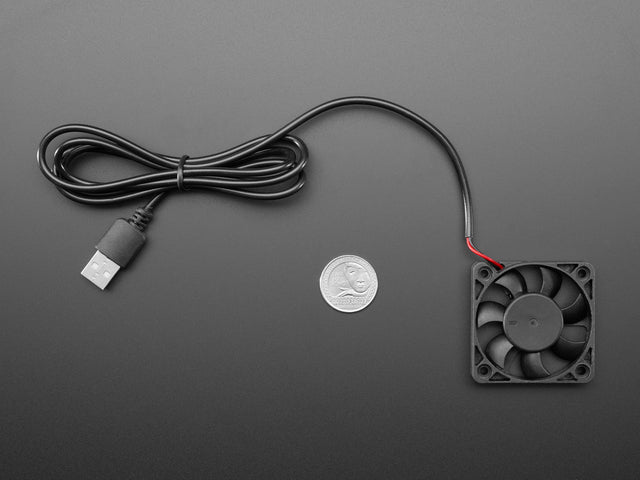 5V Square USB Fan - 5 cm