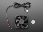 5V Square USB Fan - 8 cm
