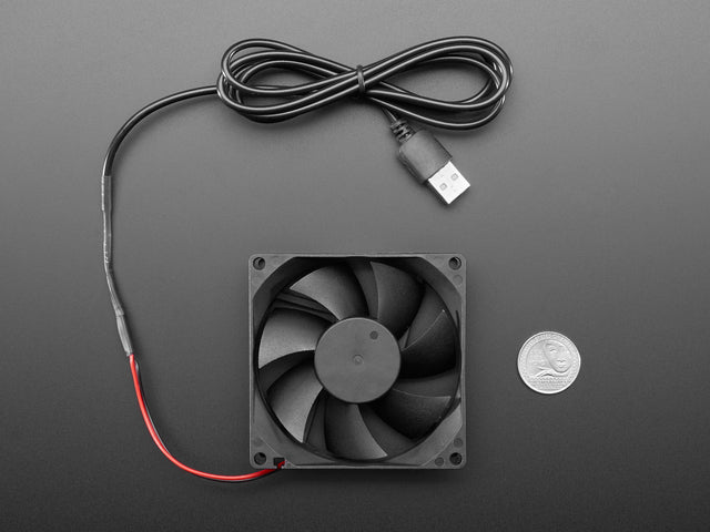 5V Square USB Fan - 8 cm