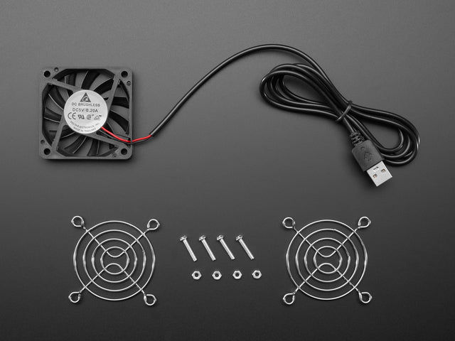 5V Square USB Fan -  6 cm