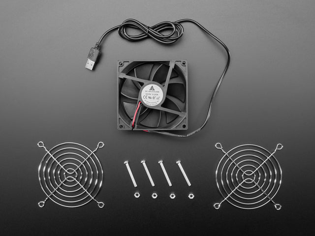 5V Square USB Fan - 9 cm