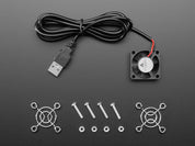 5V Square USB Fan - 3 cm