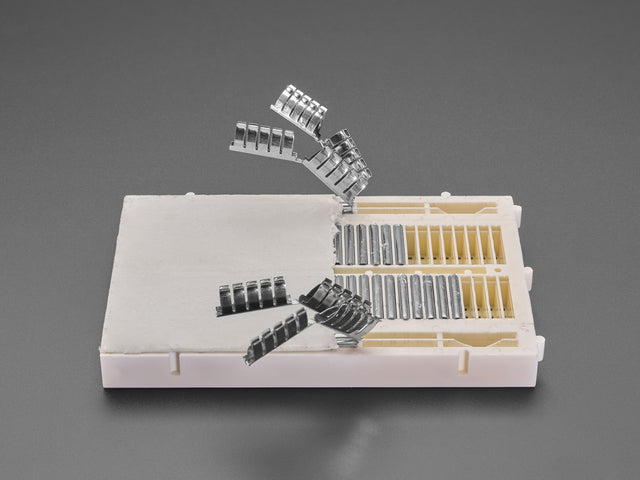 Replacement Breadboard Strips - 10 Strips of 10 Rows