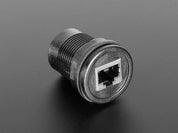 RJ-50 (10P10C) Round Panel Mount Adapter Plug