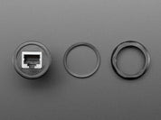 RJ-50 (10P10C) Round Panel Mount Adapter Plug