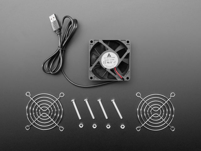 5V Square USB Fan - 7 cm