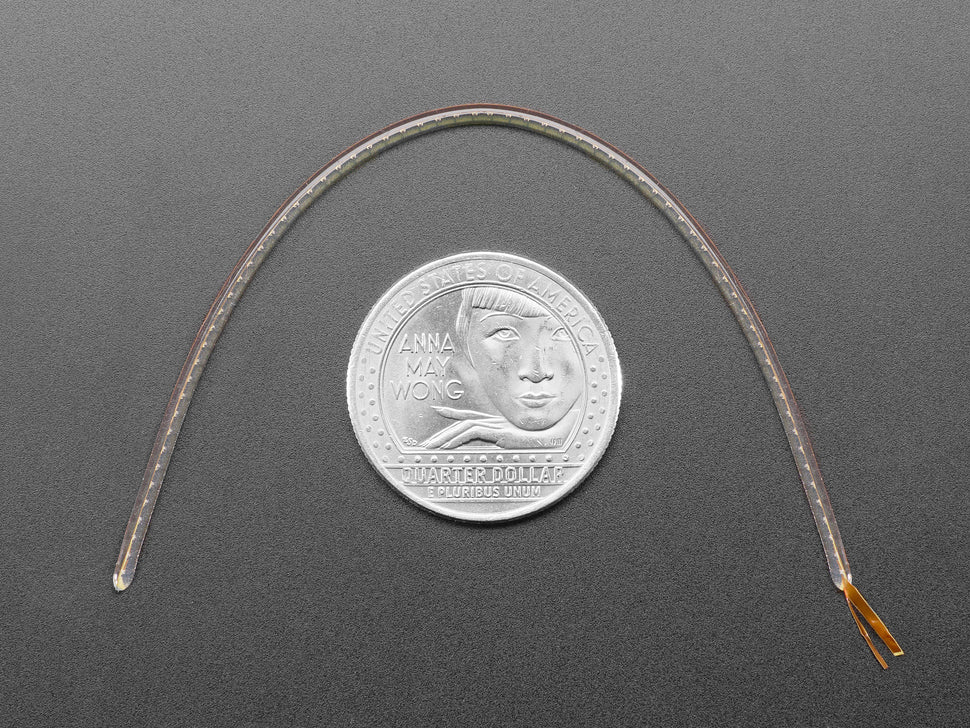 Single ended nOOds - 128mm long Flexible LED Filament - Blue 3V