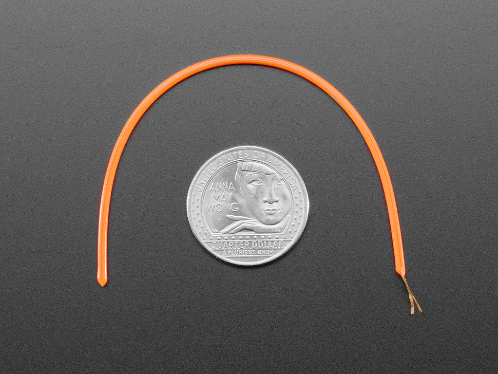 Single ended nOOds - 128mm long Flexible LED Filament - Red 3V