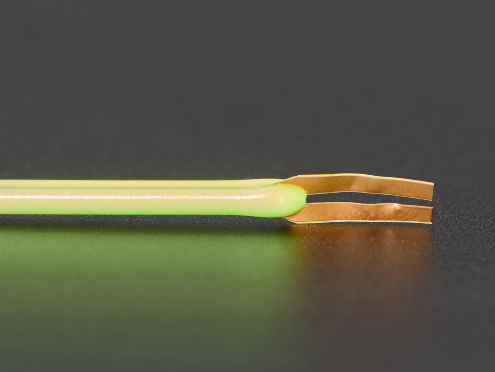 Single ended nOOds - 128mm long Flexible LED Filament - Green 3V