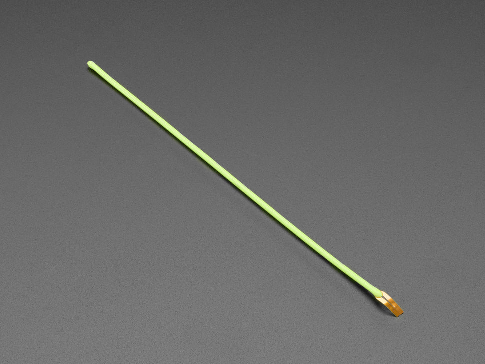 Single ended nOOds - 128mm long Flexible LED Filament - Green 3V