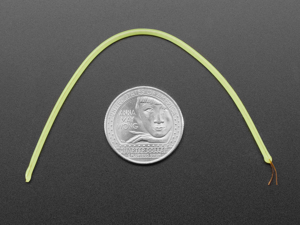 Single ended nOOds - 128mm Flexible LED Filament - Ice Blue 3V