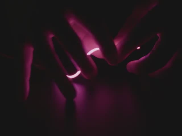 Single ended nOOds - 128mm long Flexible LED Filament - Pink 3V