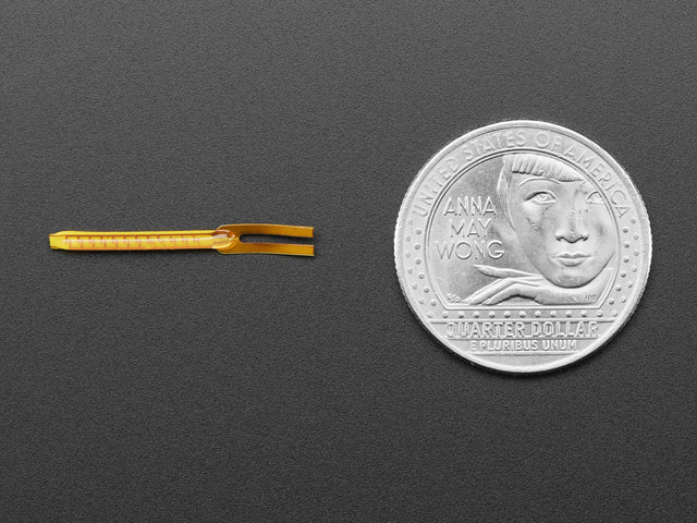 Single-Ended Flexible LED Filament - 3V 25mm long - Cool White