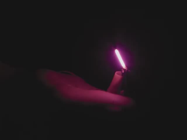 Single-Ended Flexible LED Filament - 3V 25mm long - Pink