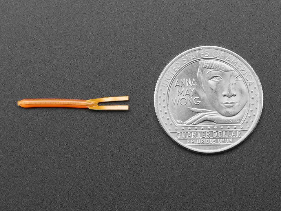 Single-Ended Flexible LED Filament - 3V 25mm long - Pink