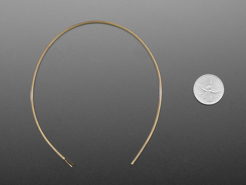 Single ended nOOds - 300mm long Flexible LED Filament - Blue 3V