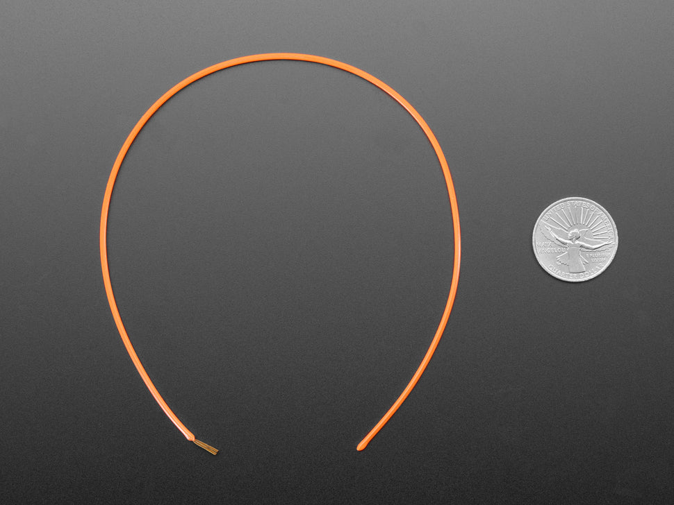 Single ended nOOds - 300mm long Flexible LED Filament - Red 3V