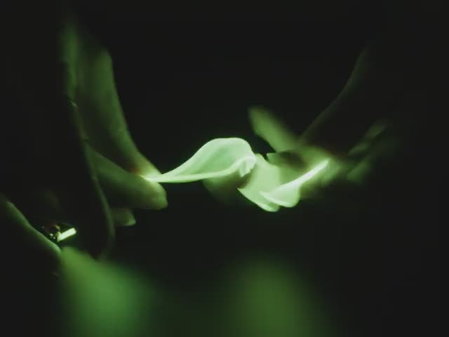 Single ended nOOds - 300mm long Flexible LED Filament - Green 3V