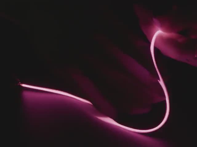 Single ended nOOds - 300mm long Flexible LED Filament - Pink 3V