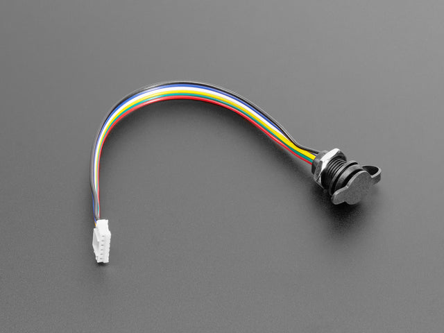 USB Type C Screw Panel Mount to 6 pin JST PH Cable