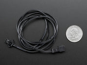 In-line power cable 1 meter long extension cord (for EL wire)